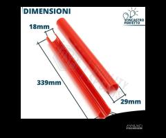 COVER Barre Radiatore per Bmw Serie 6 GT G32 ROSSE - 8