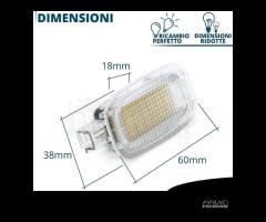 Luci LED Vano Piedi Per MERCEDES CLASSE B W245 - 6