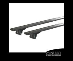 Barre Portatutto per Volvo V90 in Alluminio Nero - 9