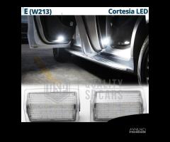 Luci LED Sottoporta MERCEDES Classe E W213 Bianche