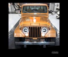 FARI LED Angel Eyes Per JEEP CJ OMOLOGATI6500K