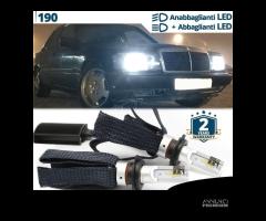 Lampadine LED H4 per Fari MERCEDES 190 Luce Bianca