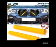 COVER Barre Radiatore per Bmw X3 G01 GIALLE