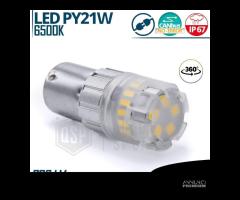 Lampadina LED PY21W BAU15S CANbus Potente Bianca