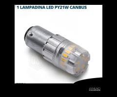 Lampadina LED PY21W BAU15S CANbus Potente Bianca