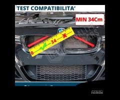 COVER Tubo Radiatore per Bmw X6 G06 Listelli ROSSI