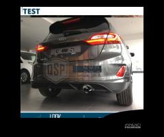 TERMINALE di Scarico NERO per FORD FIESTA MK7