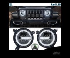 FARI LED Per JEEP WRANGLER JL Angel Eyes OMOLOGATI