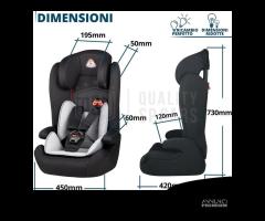 Seggiolino Auto OMOLOGATO 9-36 KG per Bambini - 7