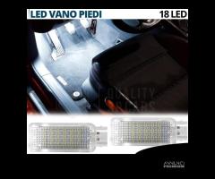 Luci LED Vano Piedi AUDI A5 8T Luci Interne Bianca