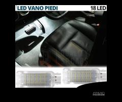 Luci LED Vano PIEDI Per VW PASSAT B7 BIANCE Canbus