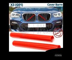 COVER Tubo Radiatore per Bmw X3 G01 Listelli ROSSI