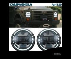 FARI LED Omologati Per FIAT CAMPAGNOLA Angel Eyes