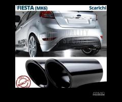 TERMINALI di Scarico NERI per FORD FIESTA ST MK6