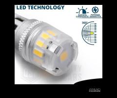 Lampadine LED T10 W5W CANbus Luce Bianco GHIACCIO