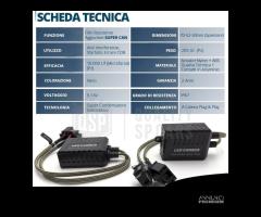 RESISTENZE Super CANbus H4 per Kit Led SPEGNI SPIA