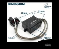 RESISTENZE Super CANbus H4 per Kit Led SPEGNI SPIA - 8