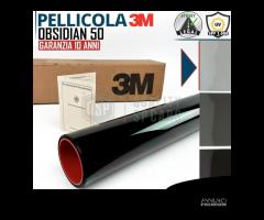 Pellicola Oscurante Vetri Auto 3M Nero Chiaro 1Mt