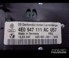 LUCE INTERNA ANTERIORE AUDI A8 4E ANNO 2008