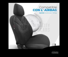 SET COPRISEDILI per Fiat 500 Tessuto Traspirante