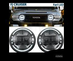 FARI LED DRL PER TOYOTA FJ CRUISER Omologati 6500K