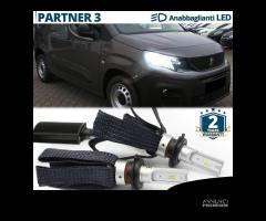 Kit Full LED H7 Peugeot Partner 3 Luci 8000L 6500K