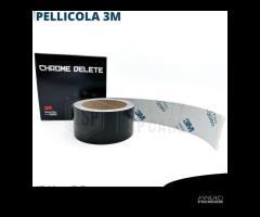 Pellicola Nero Lucido 3M Wrapping Copri Cromature