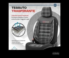 COPRISEDILI per PEUGEOT 206 207 GTI Pelle Tessuto - 7