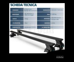 Baule BOX Tetto + BARRE Portatutto per Seat Ateca - 10