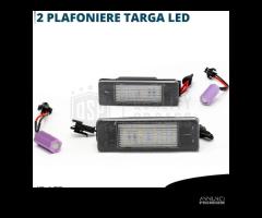 Placchette Luci Targa LED per PEUGEOT 807 Canbus