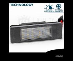 Placchette Luci Targa LED per PEUGEOT 807 Canbus - 8