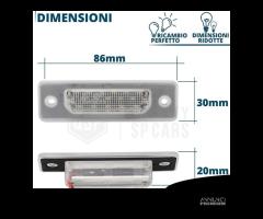 Luci Targa LED Canbus per BMW SERIE 7 E32 Omologat - 8