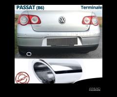 TERMINALE di Scarico per VW PASSAT B6 Cromato