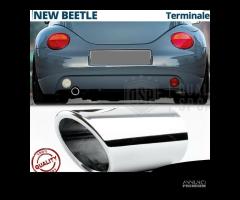 TERMINALE di Scarico per VW NEW BEETLE Cromato