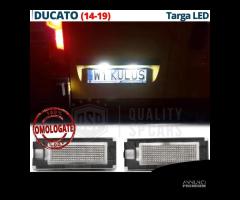 Luci TARGA LED PER Fiat Ducato 4 Placchette CANbus