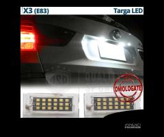 Luci TARGA LED PER BMW X3 E83 Placchette CANbus