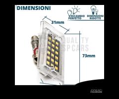 Luci TARGA LED PER BMW X3 E83 Placchette CANbus - 9