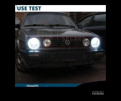 FARI Full LED Per VW GOLF MK2 Angel Eyes OMOLOGATI - 8