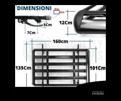 Bagagliera PORTAPACCHI per LADA NIVA Alluminio Ner - 8