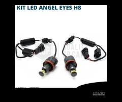 ANGEL EYES LED H8 PER Bmw X1 E84 Posizione BIANCHE