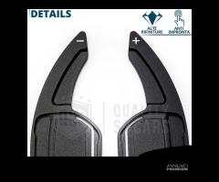 PALETTE Cambio Volante AUDI A4 RS4 B8 Paddle Nere - 11