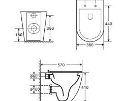 Igienici Serie Rimless Milos Karag