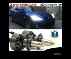 Lampade LED H7 per Mazda 2 DE Fari LENTICOLARI 90W