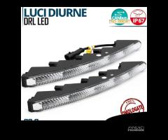 Luci Diurne LED DRL Universali Auto 29CM BIANCHE