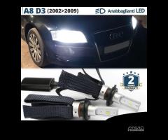 KIT FARI FULL LED H7 PER Audi A8 D3 CANBUS 6500K