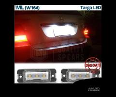 Luci TARGA FULL LED Mercedes ML Placchette CANBUS