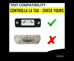 Luci TARGA FULL LED Mercedes ML Placchette CANBUS