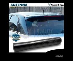 ANTENNA Corta 8cm per AUDI A1 in Fibra di Carbonio