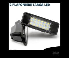 Placchette Targa LED per PEUGEOT 308 Luce Bianca