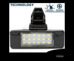 Placchette Targa LED per PEUGEOT 308 Luce Bianca - 7